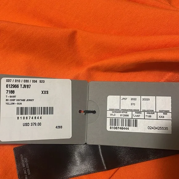 Brand new Balencia shirt, size xxs fits like small